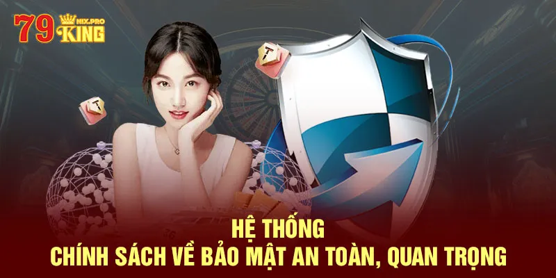 Hệ thống chính sách về bảo mật an toàn, quan trọng